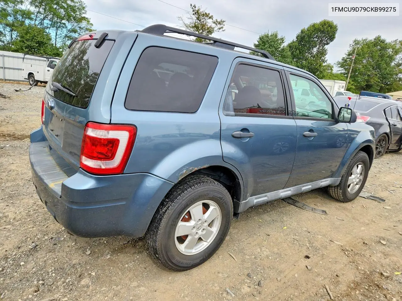 2012 FORD ESCAPE VIN 1FMCU9D79CKB99275 — фото 3