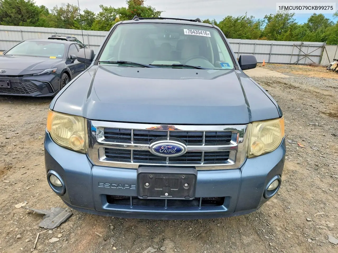 2012 FORD ESCAPE VIN 1FMCU9D79CKB99275 — фото 5