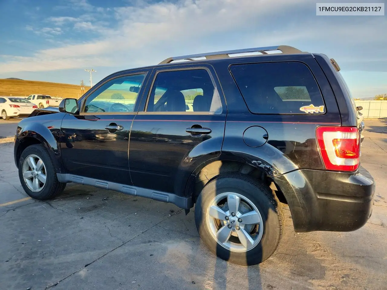 2012 FORD ESCAPE VIN 1FMCU9EG2CKB21127 — фото 2