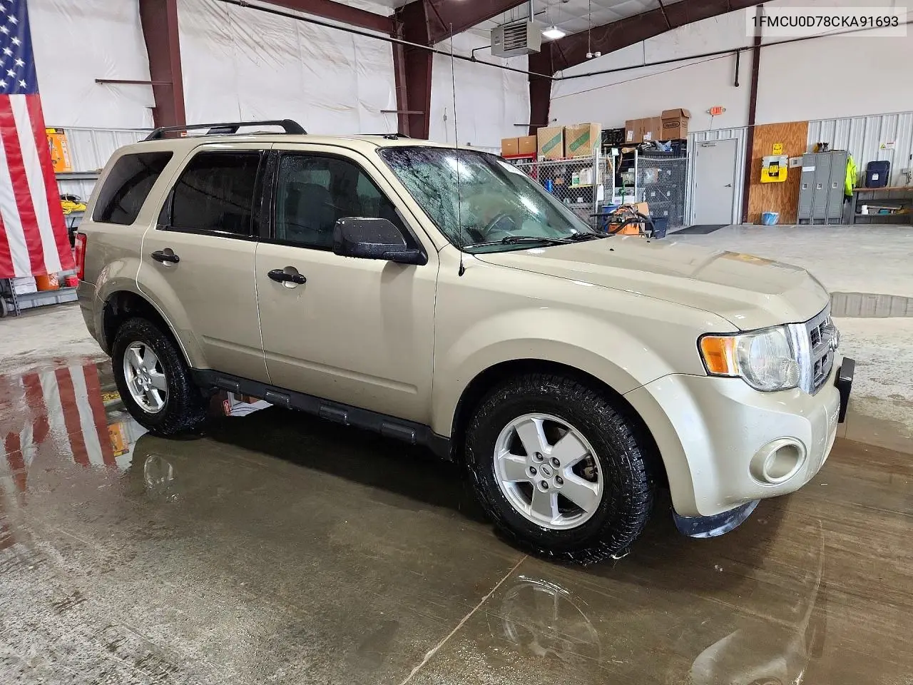 2012 FORD ESCAPE VIN 1FMCU0D78CKA91693 — фото 4