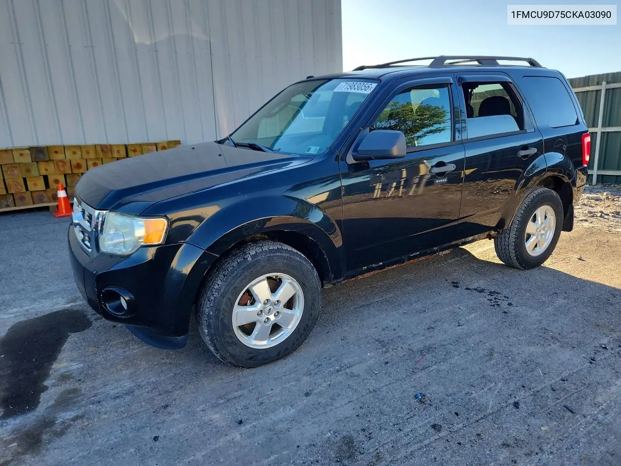 FORD ESCAPE 2012, VIN 1FMCU9D75CKA03090