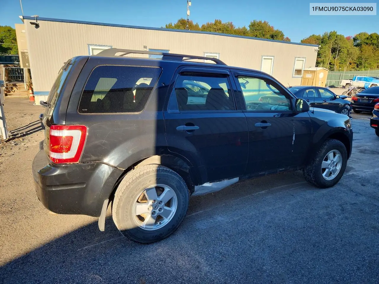 2012 FORD ESCAPE VIN 1FMCU9D75CKA03090 — фото 3