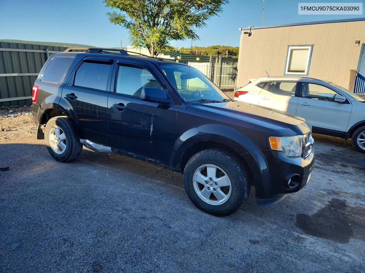 2012 FORD ESCAPE VIN 1FMCU9D75CKA03090 — фото 4