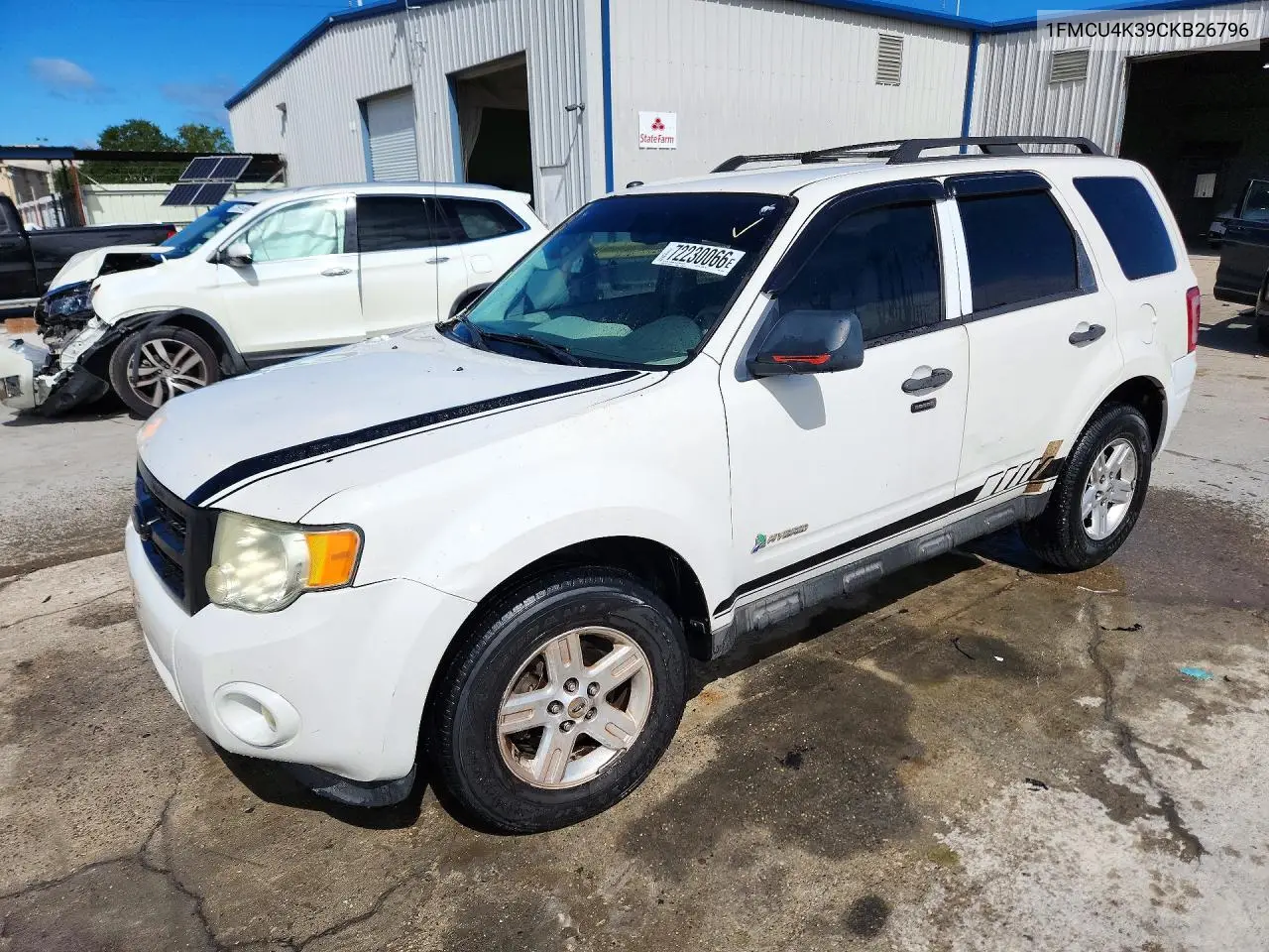 FORD ESCAPE 2012, VIN 1FMCU4K39CKB26796