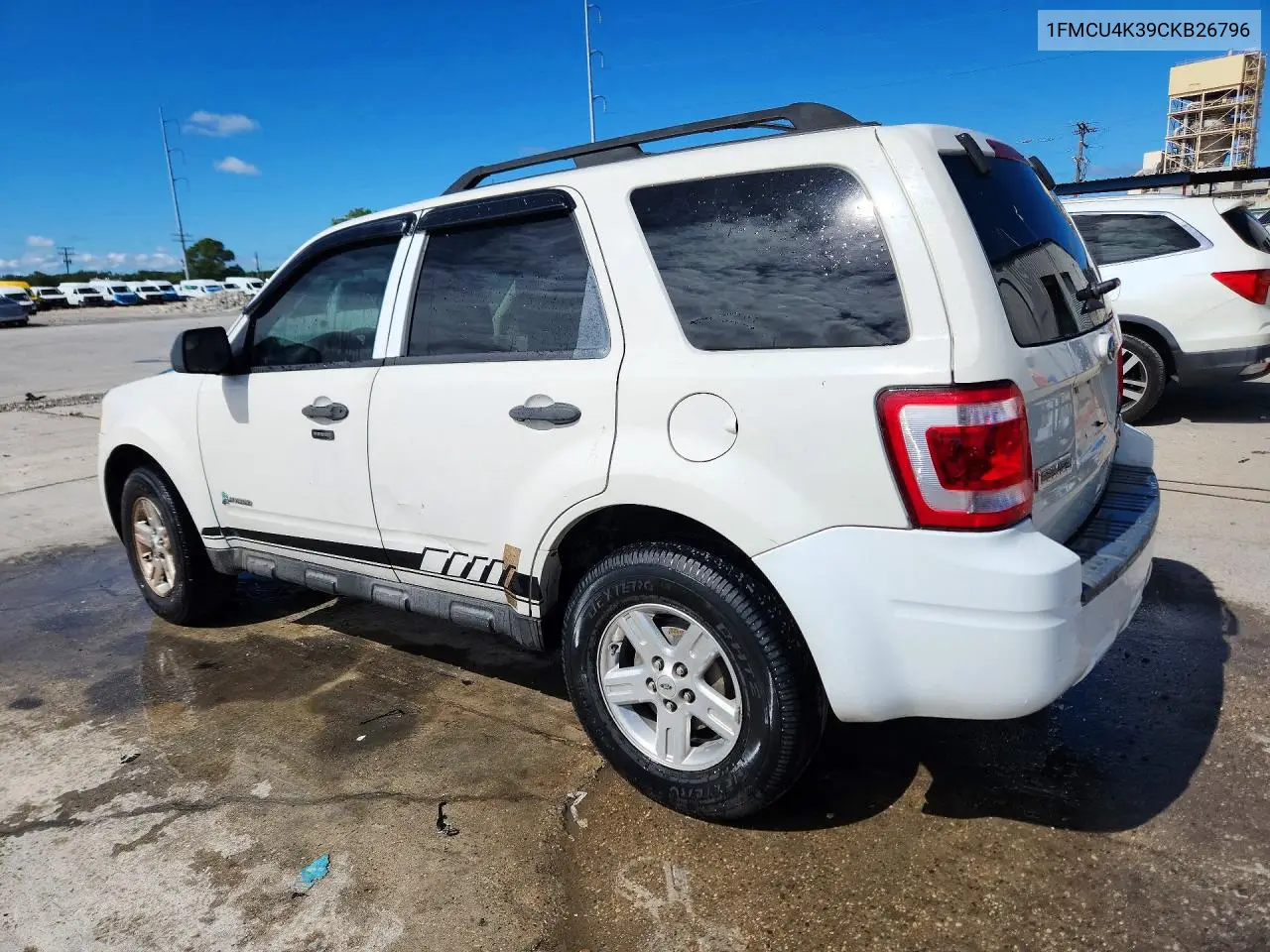2012 FORD ESCAPE VIN 1FMCU4K39CKB26796 — фото 2
