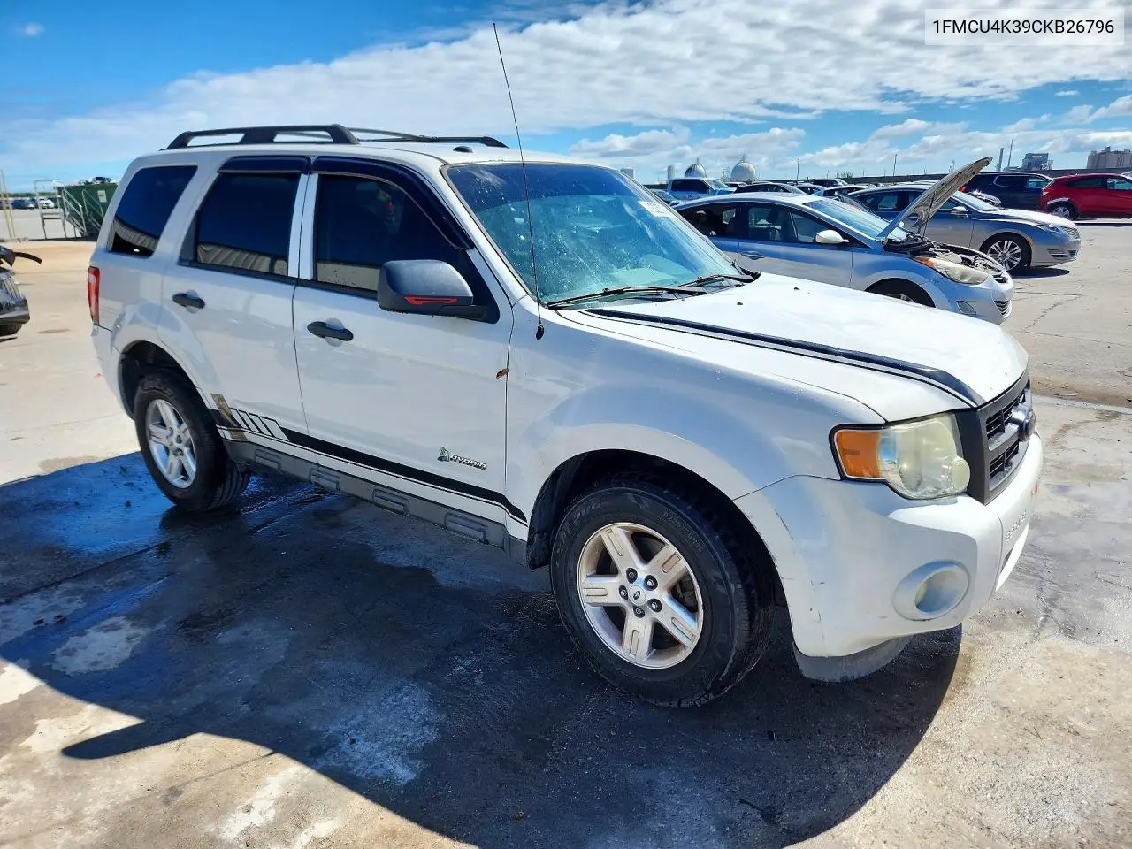 2012 FORD ESCAPE VIN 1FMCU4K39CKB26796 — фото 4