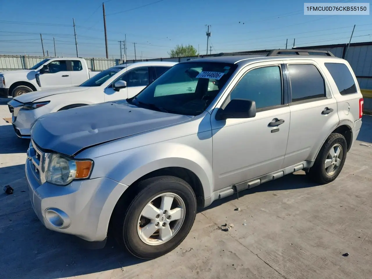 FORD ESCAPE 2012, VIN 1FMCU0D76CKB55150