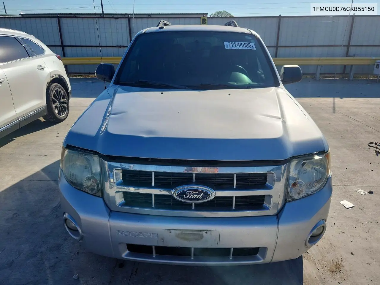 2012 FORD ESCAPE VIN 1FMCU0D76CKB55150 — фото 5