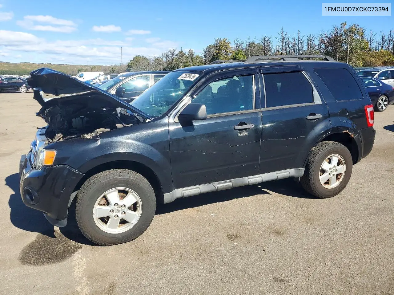 FORD ESCAPE 2012, VIN 1FMCU0D7XCKC73394