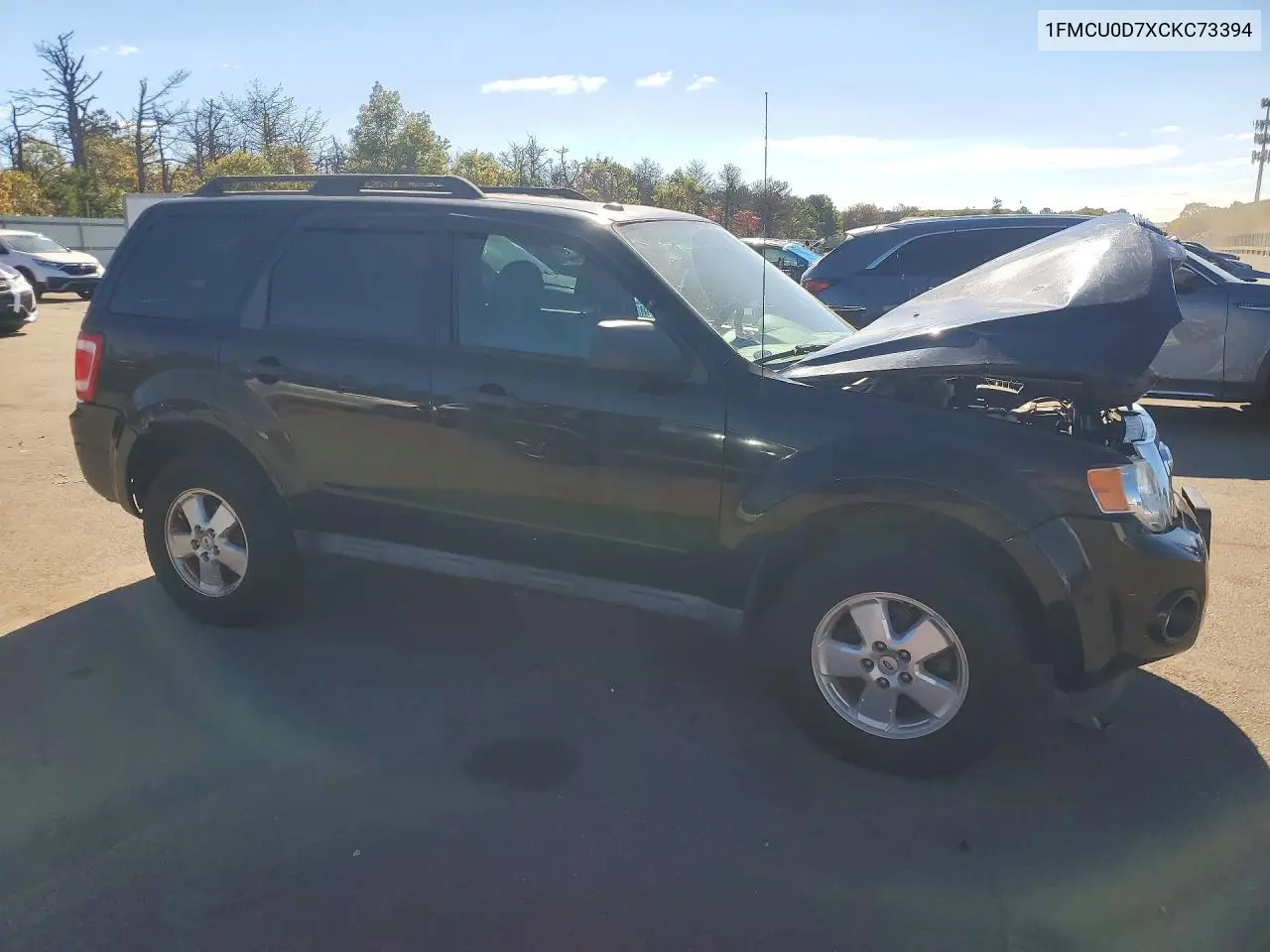 2012 FORD ESCAPE VIN 1FMCU0D7XCKC73394 — фото 4