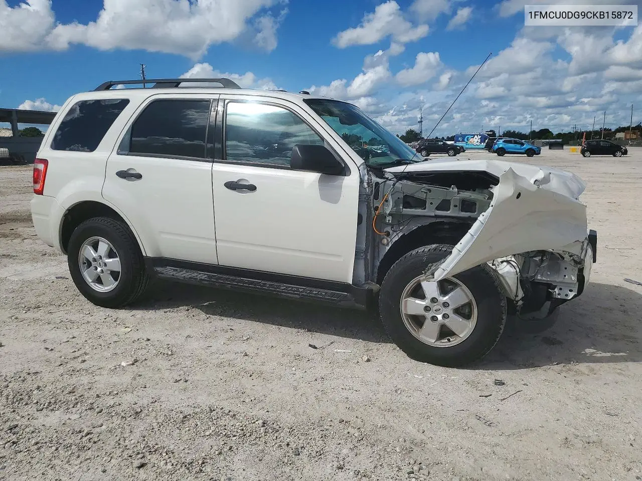 2012 FORD ESCAPE VIN 1FMCU0DG9CKB15872 — фото 4