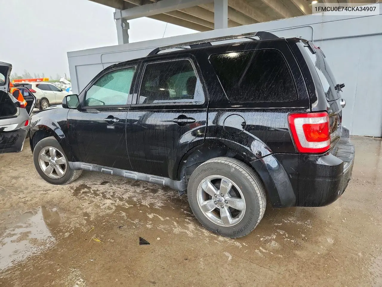 2012 FORD ESCAPE VIN 1FMCU0E74CKA34907 — фото 2