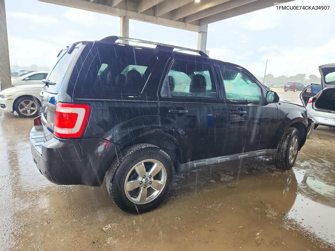 2012 FORD ESCAPE VIN 1FMCU0E74CKA34907 — фото 3
