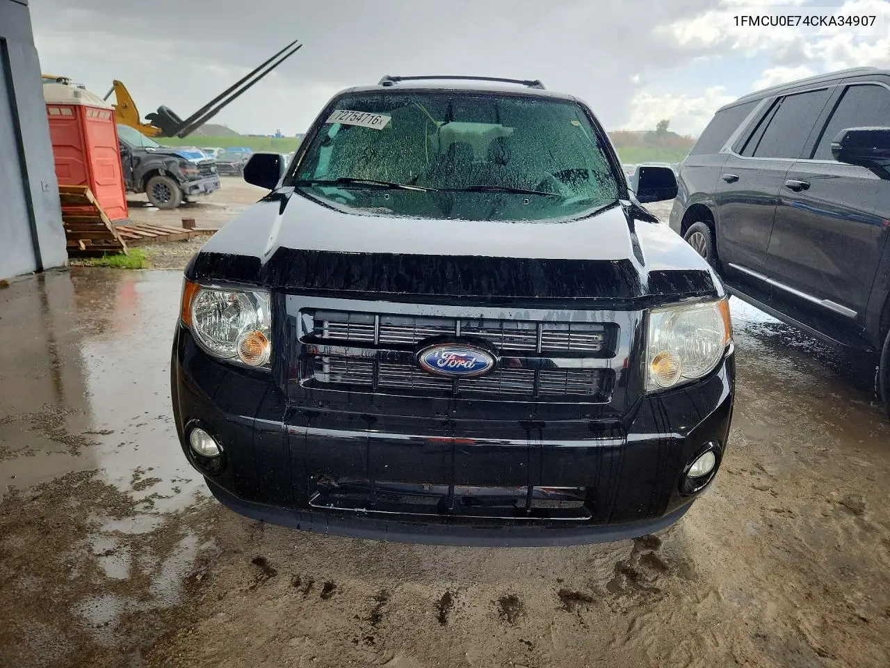 2012 FORD ESCAPE VIN 1FMCU0E74CKA34907 — фото 5