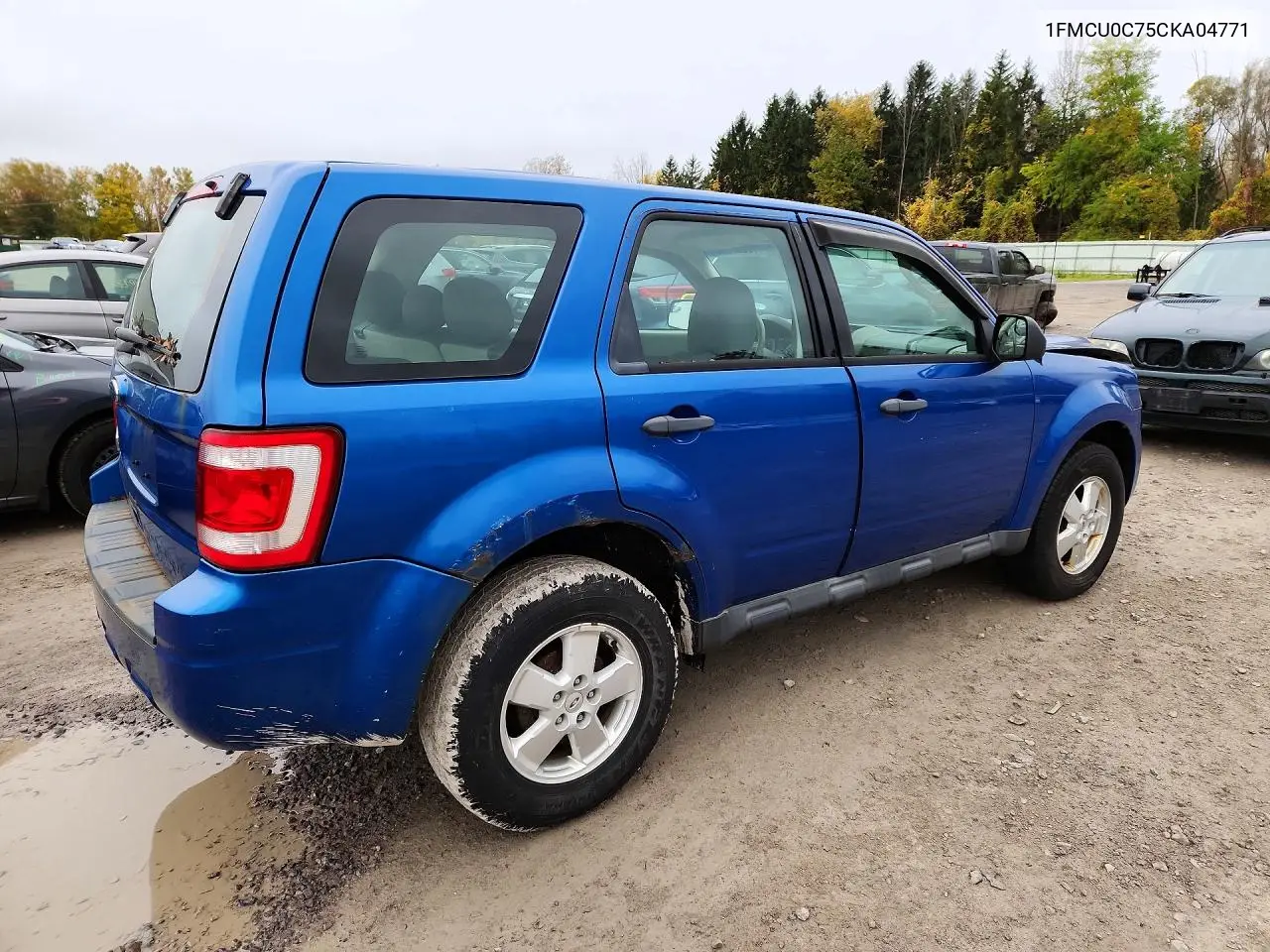 2012 FORD ESCAPE VIN 1FMCU0C75CKA04771 — фото 3