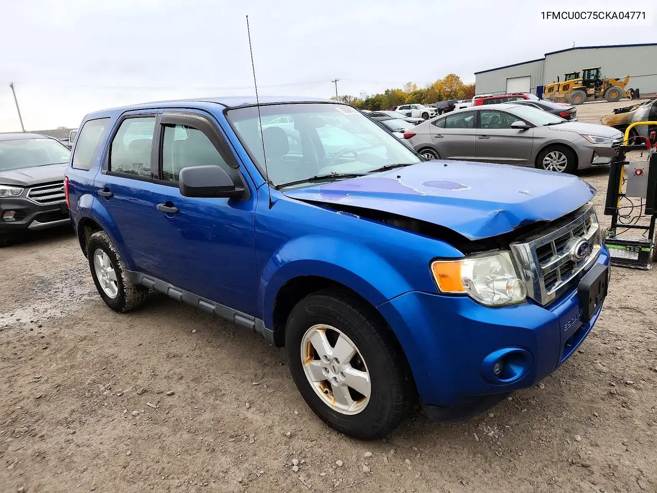 2012 FORD ESCAPE VIN 1FMCU0C75CKA04771 — фото 4