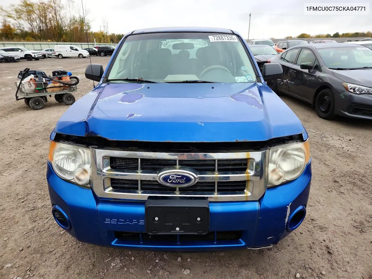 2012 FORD ESCAPE VIN 1FMCU0C75CKA04771 — фото 5
