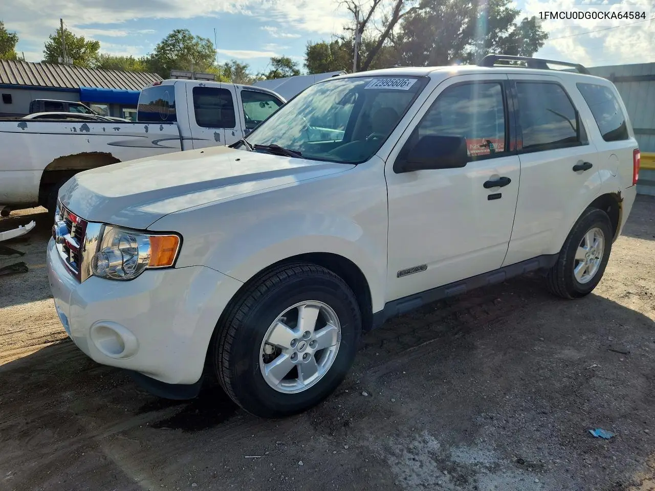 FORD ESCAPE 2012, VIN 1FMCU0DG0CKA64584