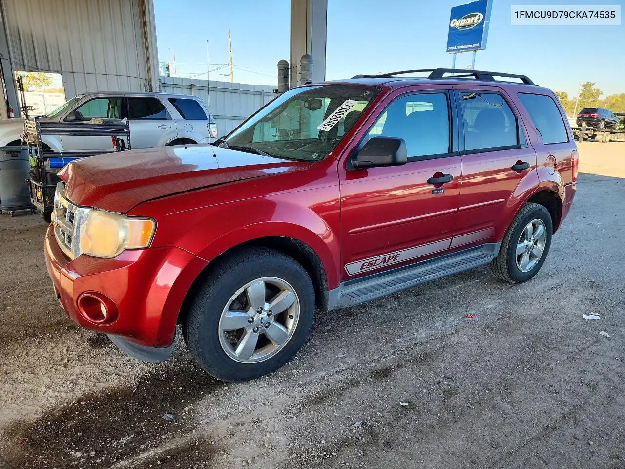 FORD ESCAPE 2012, VIN 1FMCU9D79CKA74535