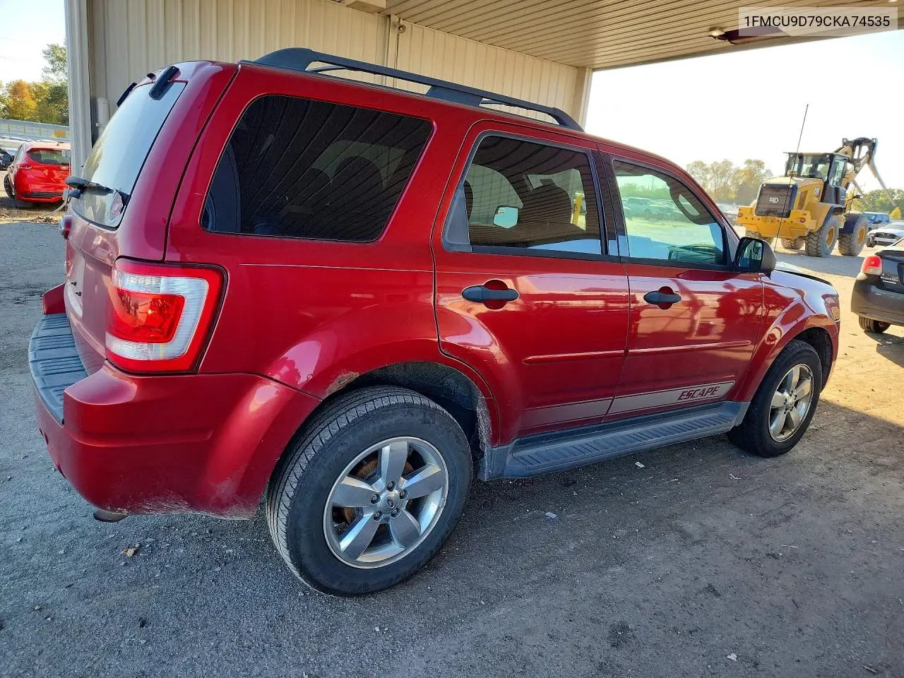 2012 FORD ESCAPE VIN 1FMCU9D79CKA74535 — фото 3