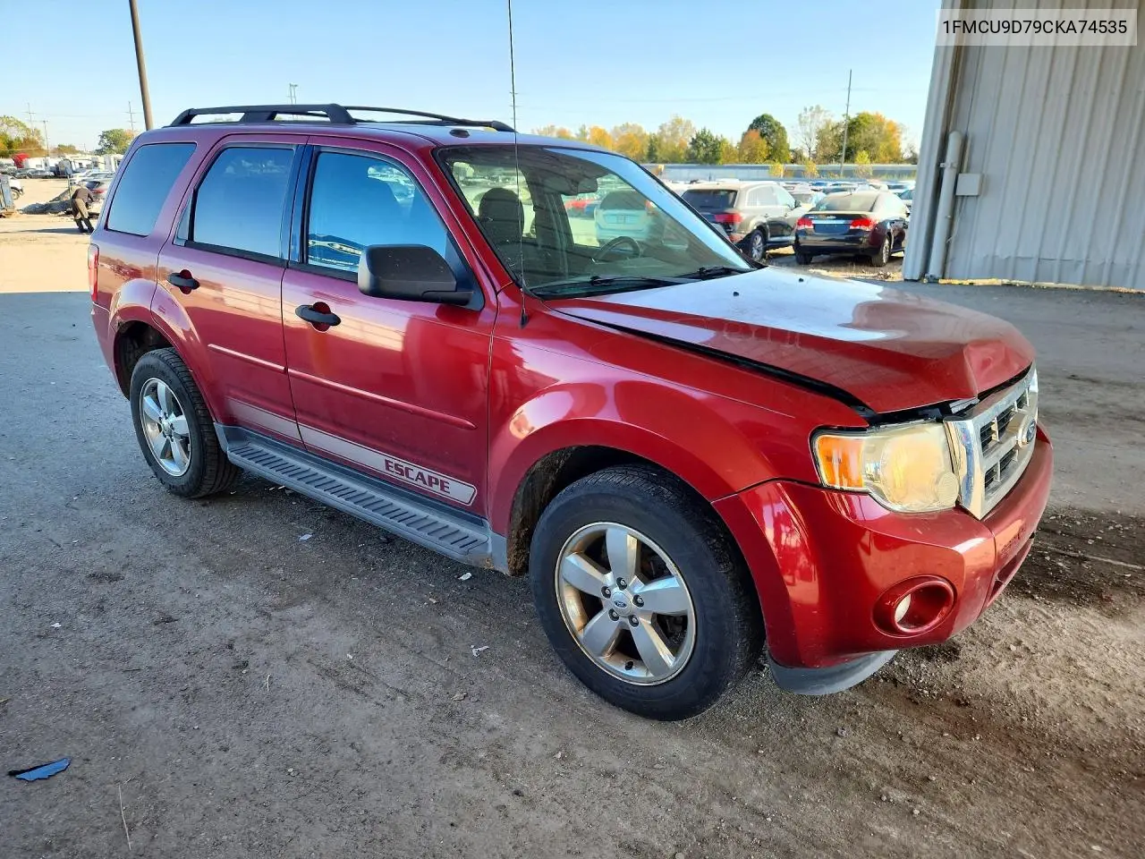 2012 FORD ESCAPE VIN 1FMCU9D79CKA74535 — фото 4