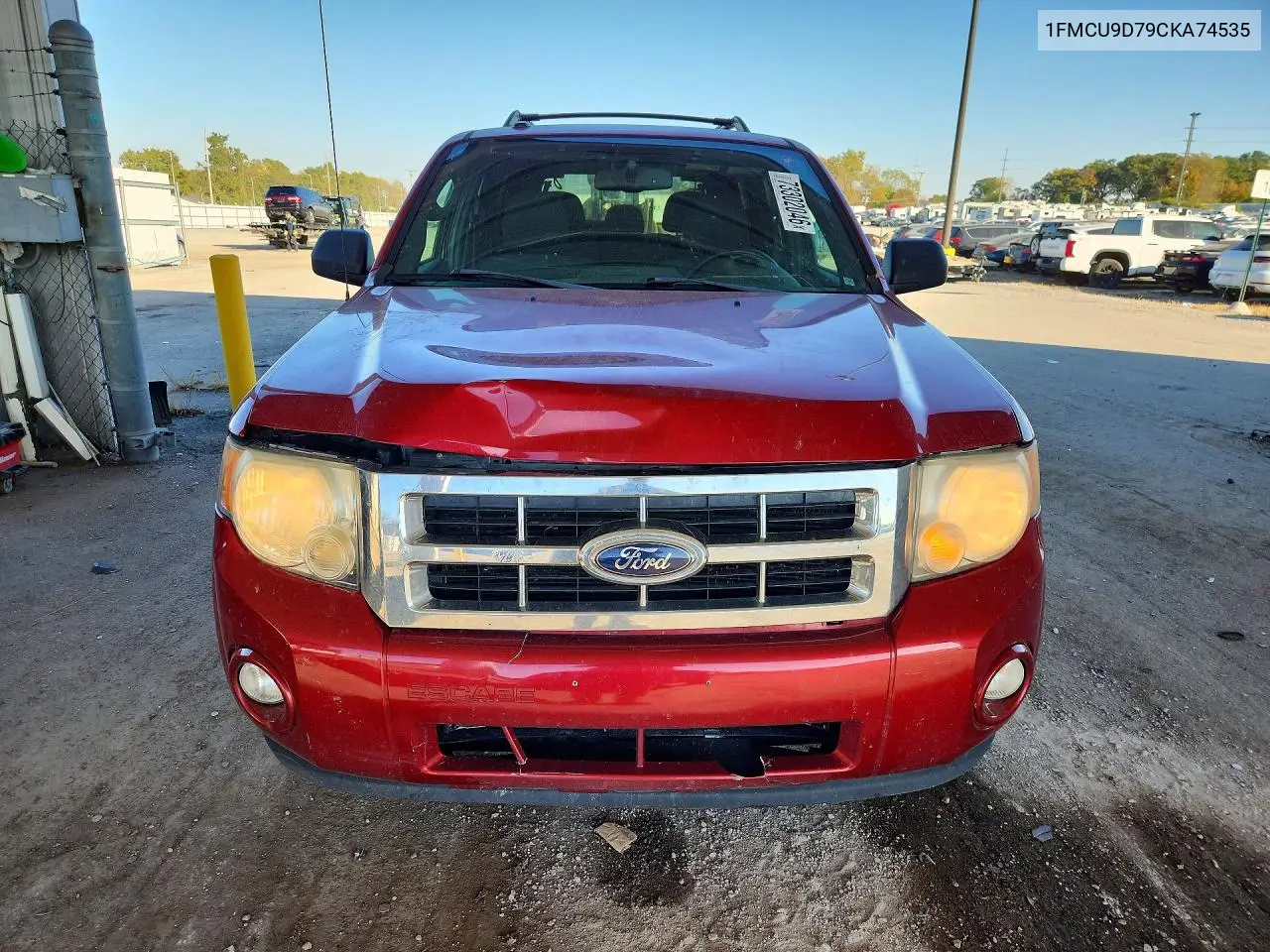 2012 FORD ESCAPE VIN 1FMCU9D79CKA74535 — фото 5