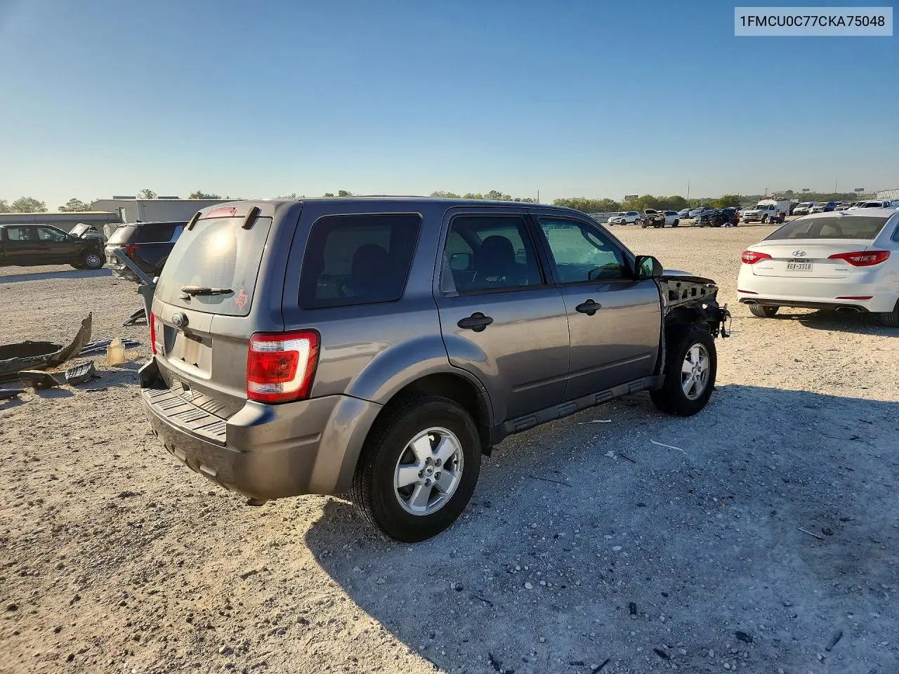 2012 FORD ESCAPE VIN 1FMCU0C77CKA75048 — фото 3