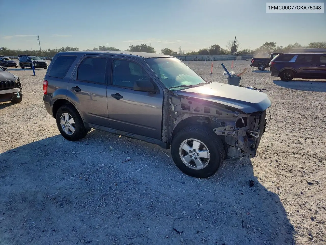 2012 FORD ESCAPE VIN 1FMCU0C77CKA75048 — фото 4