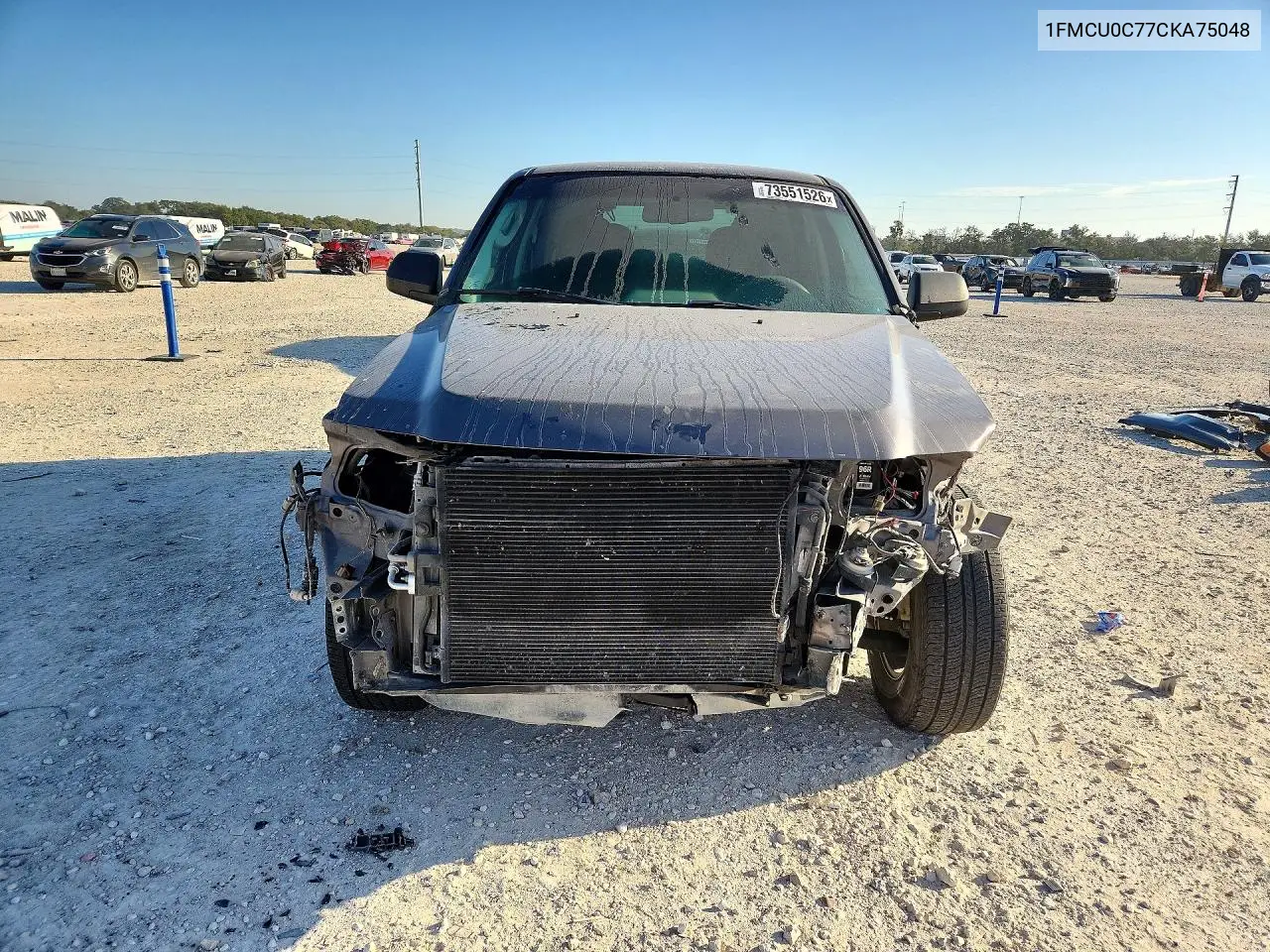 2012 FORD ESCAPE VIN 1FMCU0C77CKA75048 — фото 5