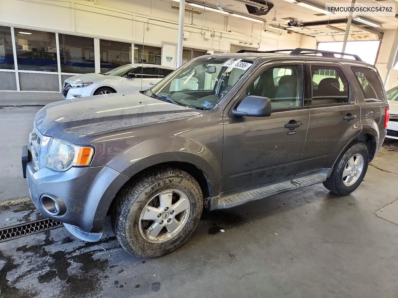 2012 FORD ESCAPE VIN 1FMCU0DG6CKC54762 — фото 2