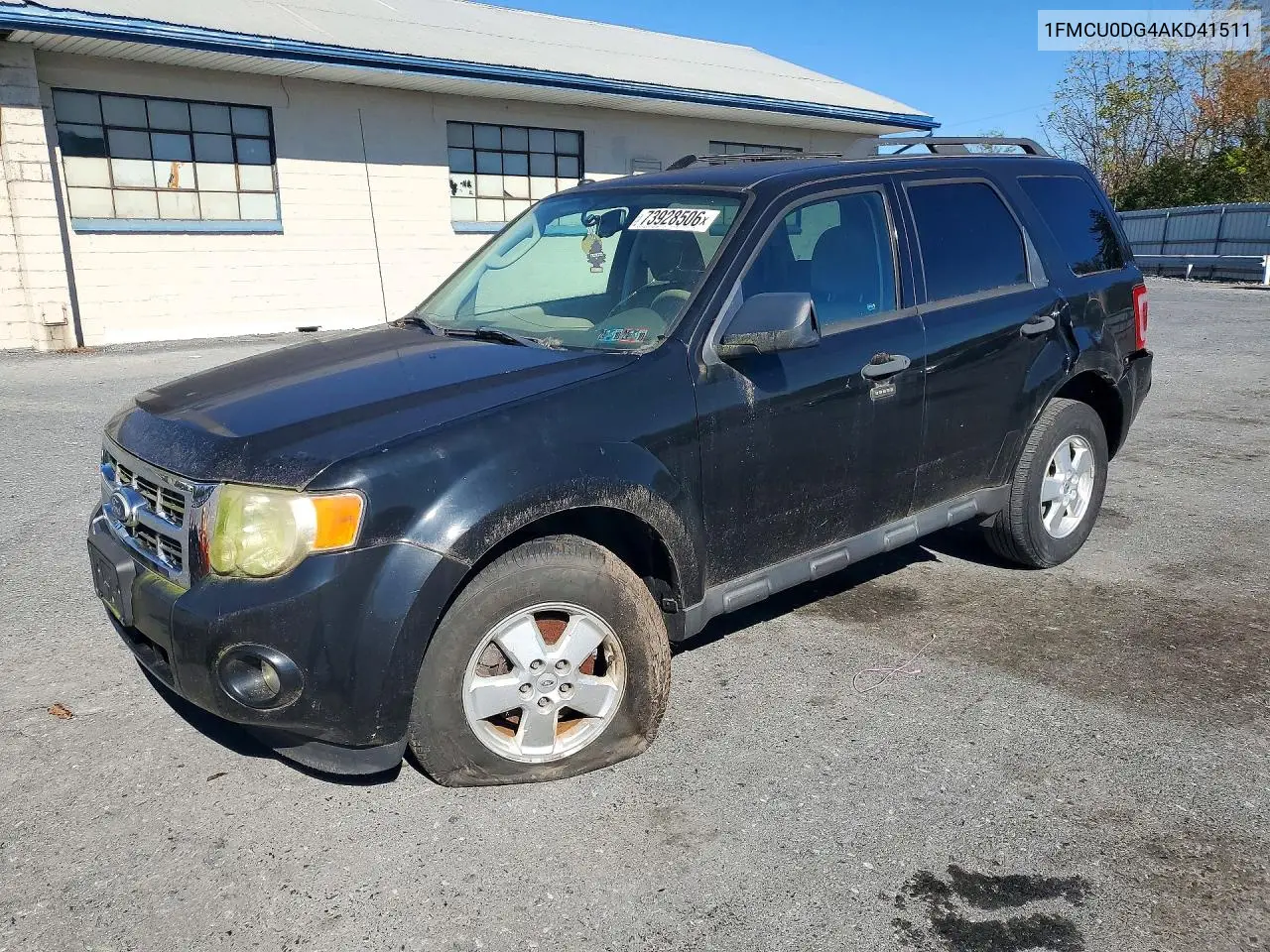FORD ESCAPE 2012, VIN 1FMCU0DG4AKD41511