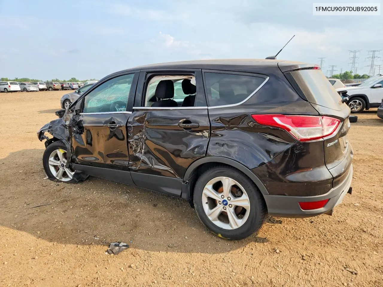 2013 FORD ESCAPE VIN 1FMCU9G97DUB92005 — фото 2