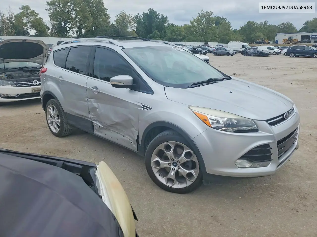 2013 FORD ESCAPE VIN 1FMCU9J97DUA58958 — фото 4