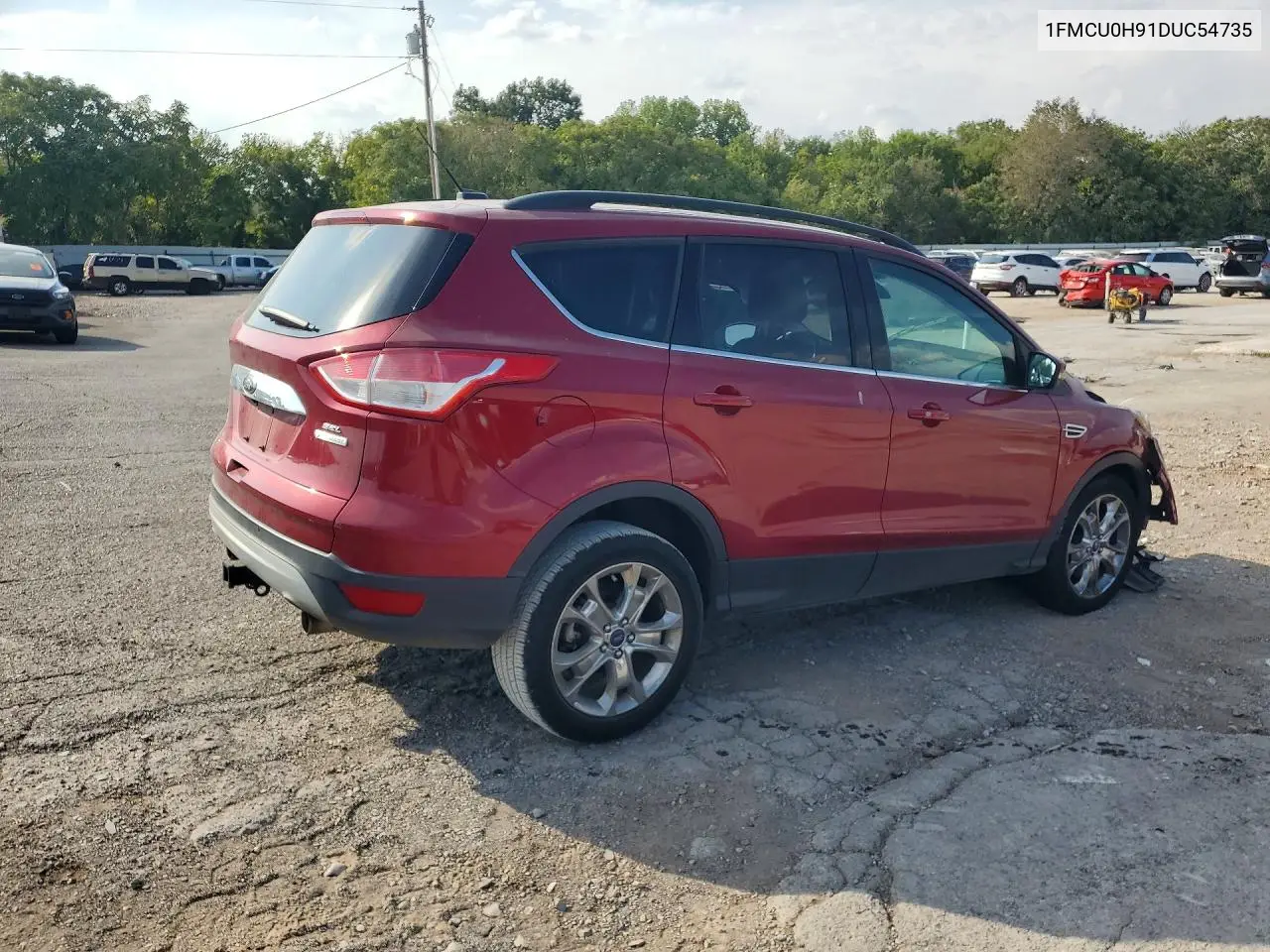 2013 FORD ESCAPE VIN 1FMCU0H91DUC54735 — фото 3