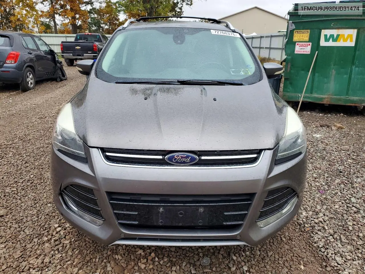 2013 FORD ESCAPE VIN 1FMCU9J93DUD31474 — фото 5