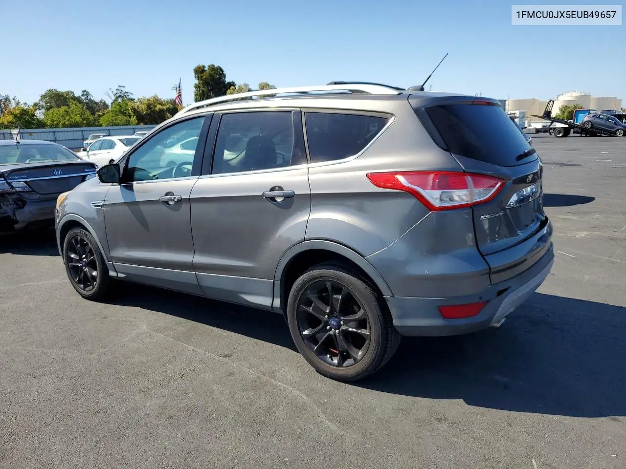 2014 FORD ESCAPE VIN 1FMCU0JX5EUB49657 — фото 2