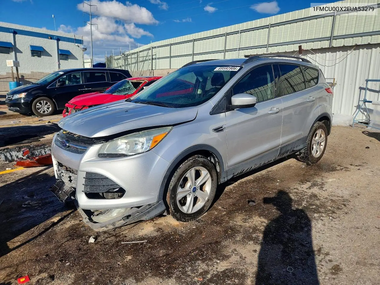 FORD ESCAPE 2014, VIN 1FMCU0GX2EUA53279