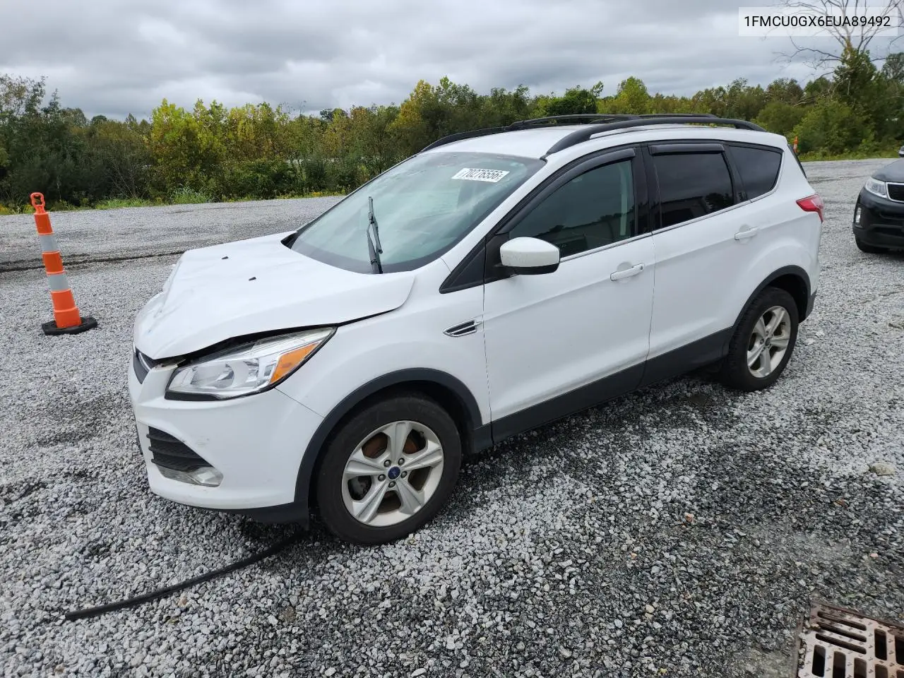 FORD ESCAPE 2014, VIN 1FMCU0GX6EUA89492
