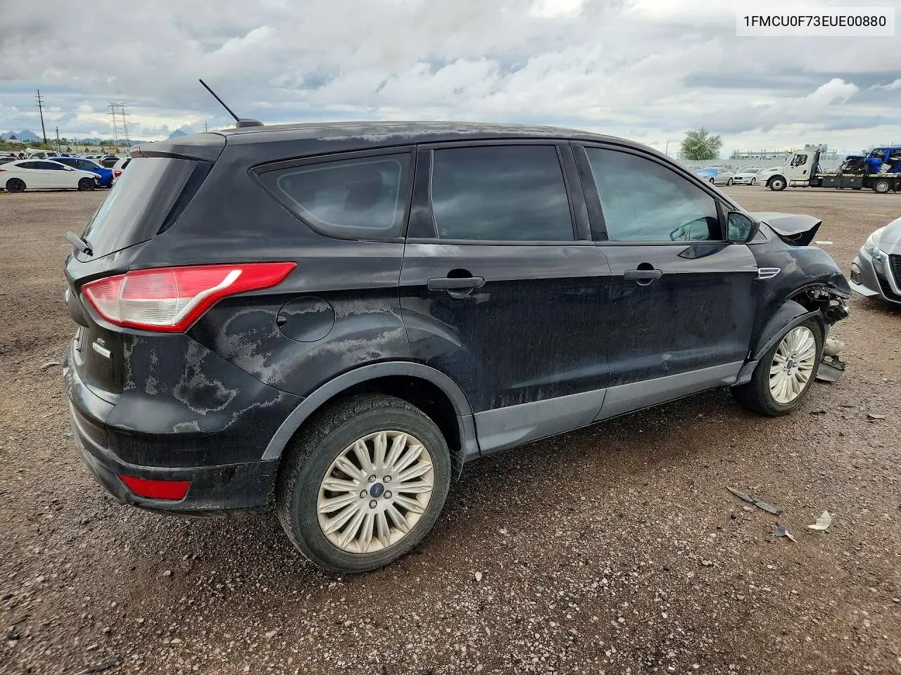 2014 FORD ESCAPE VIN 1FMCU0F73EUE00880 — фото 3