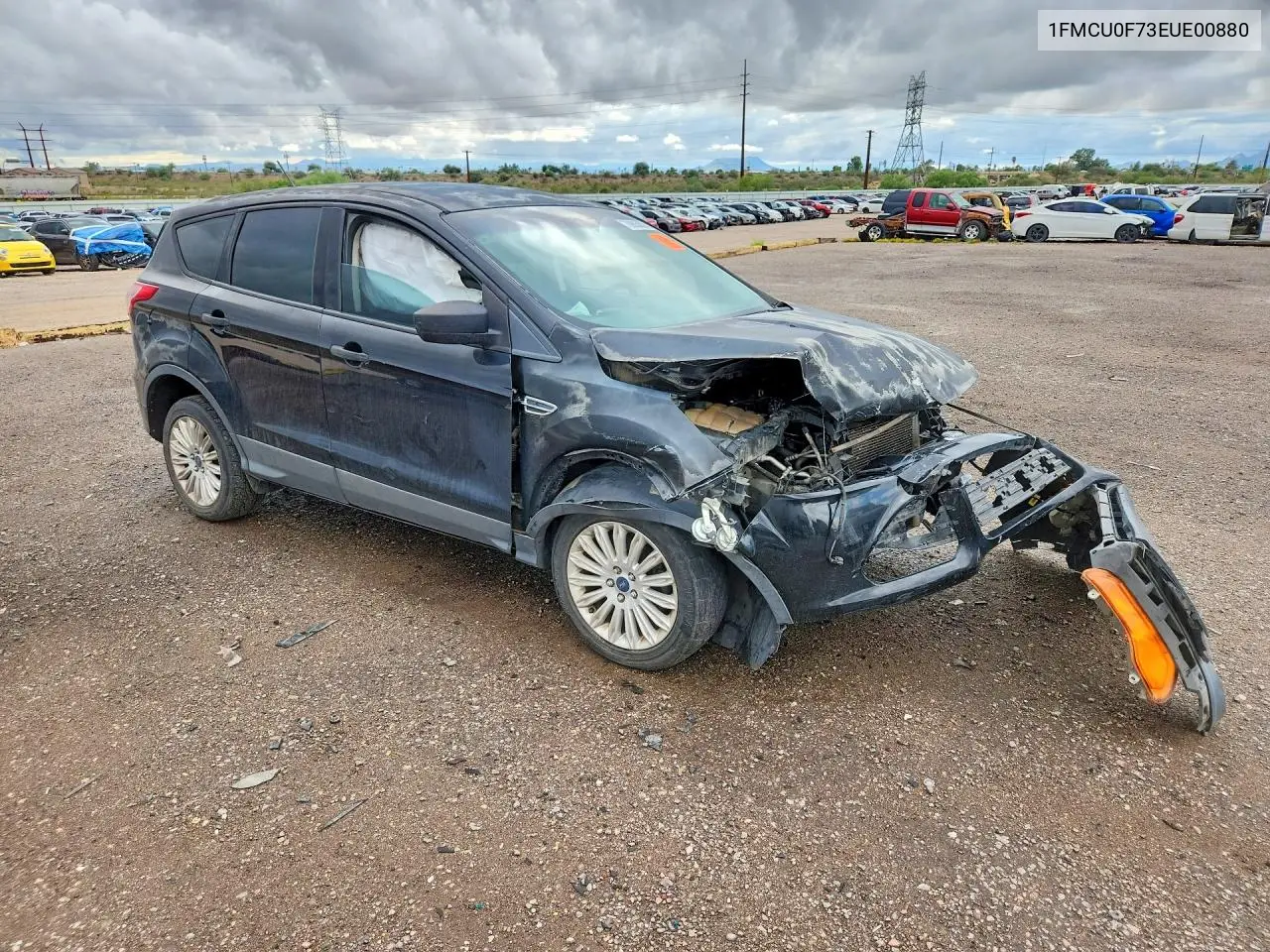 2014 FORD ESCAPE VIN 1FMCU0F73EUE00880 — фото 4