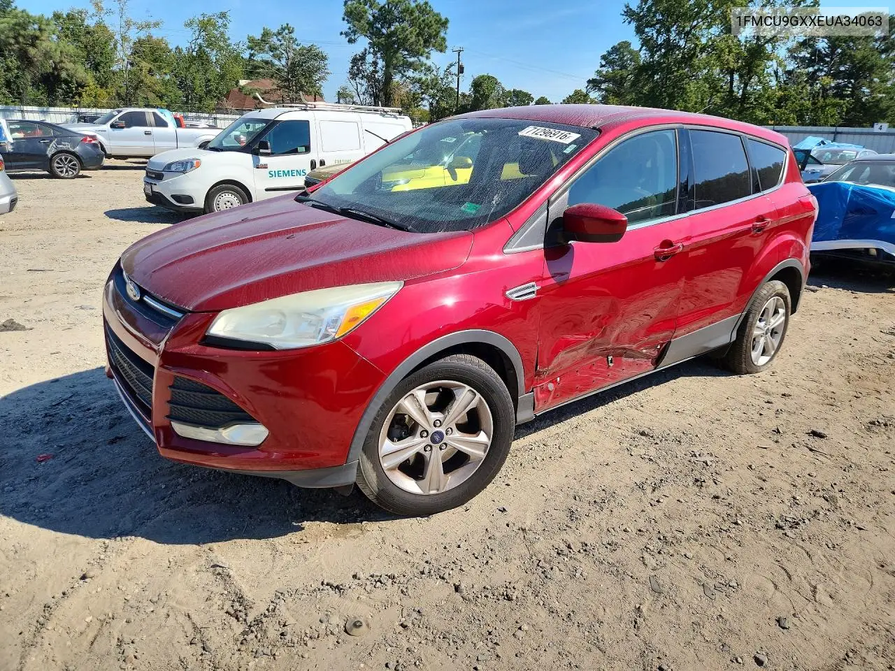FORD ESCAPE 2014, VIN 1FMCU9GXXEUA34063
