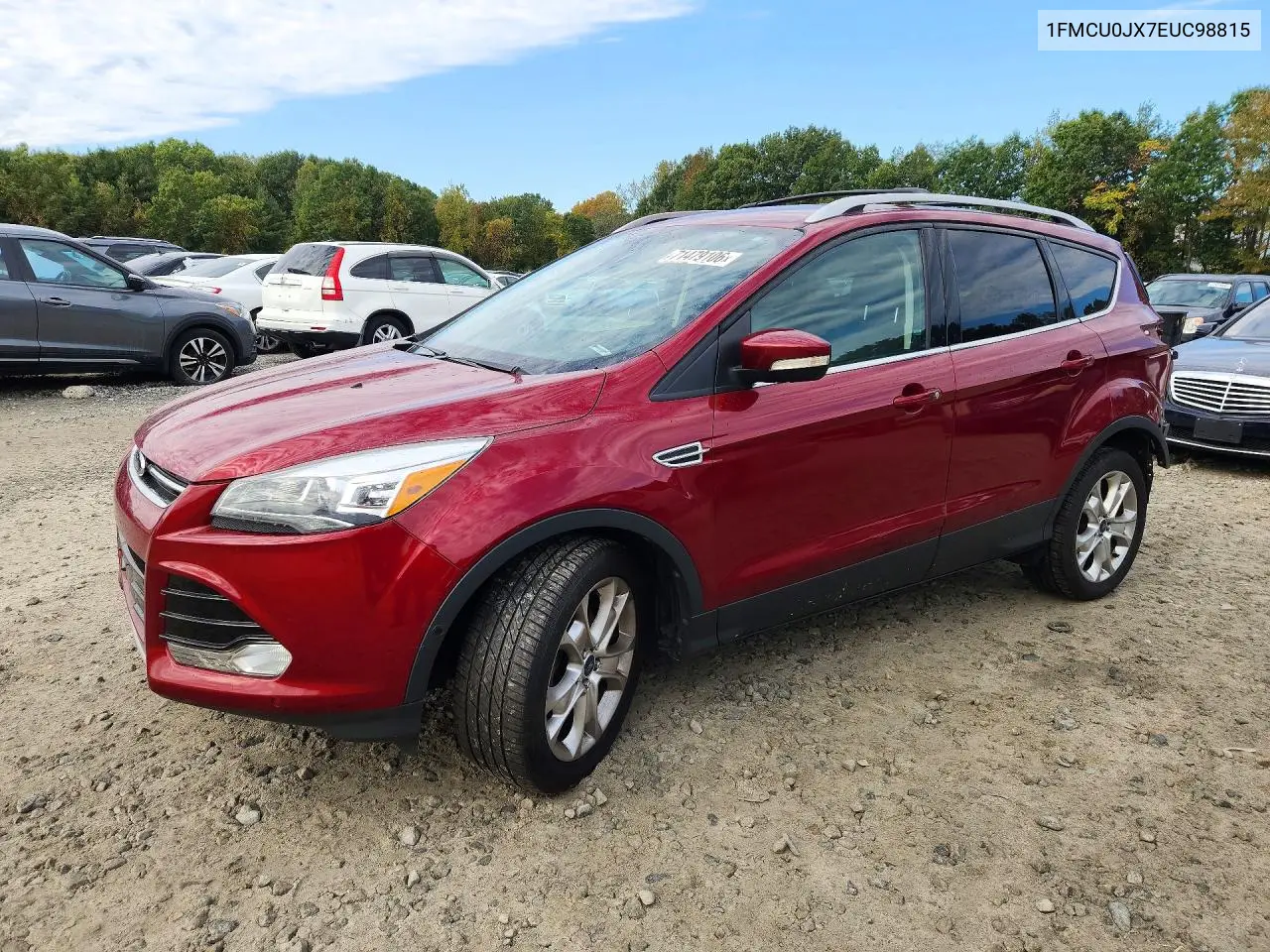 FORD ESCAPE 2014, VIN 1FMCU0JX7EUC98815