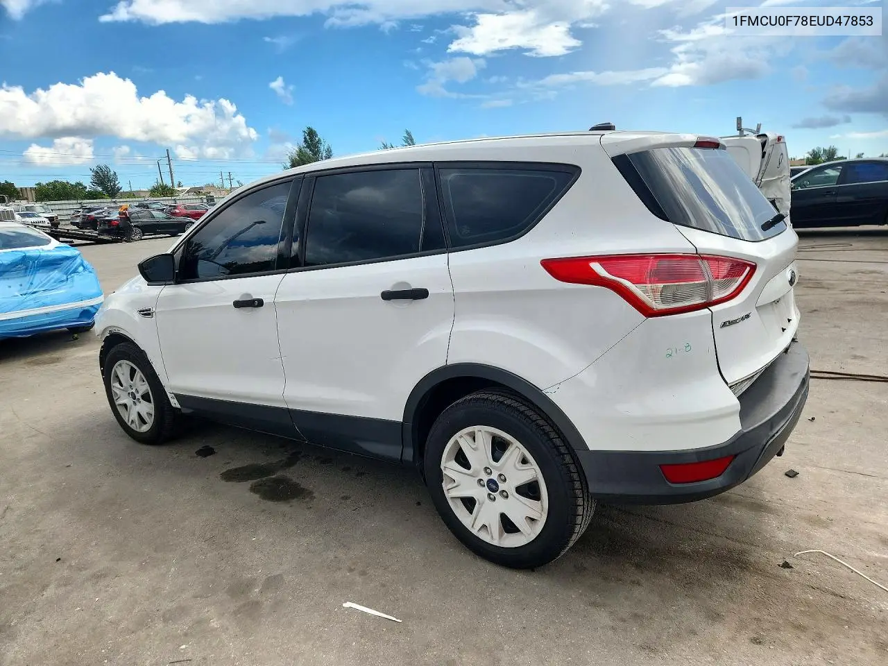 2014 FORD ESCAPE VIN 1FMCU0F78EUD47853 — фото 2