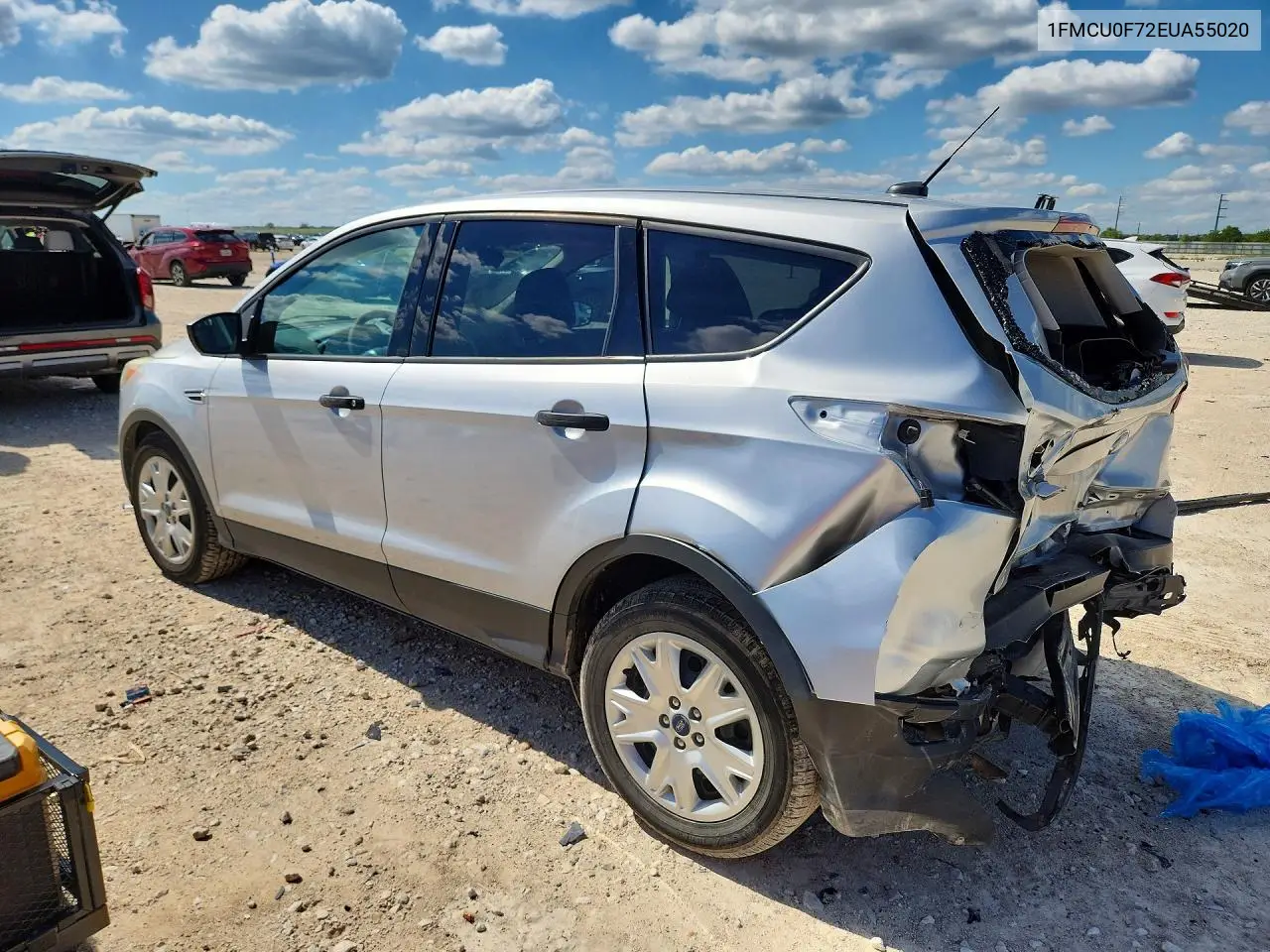 2014 FORD ESCAPE VIN 1FMCU0F72EUA55020 — фото 2