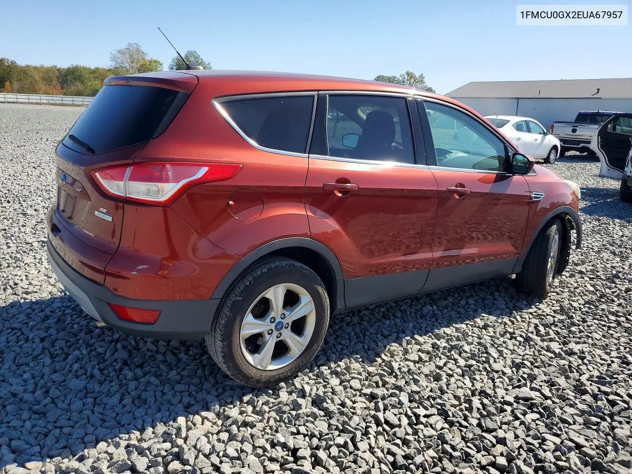 2014 FORD ESCAPE VIN 1FMCU0GX2EUA67957 — фото 3
