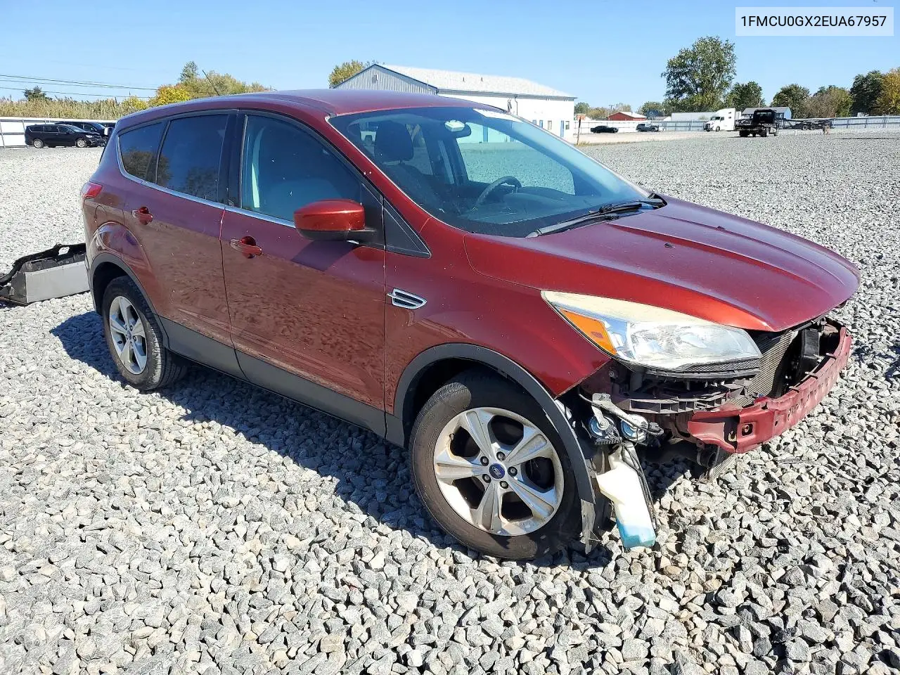 2014 FORD ESCAPE VIN 1FMCU0GX2EUA67957 — фото 4