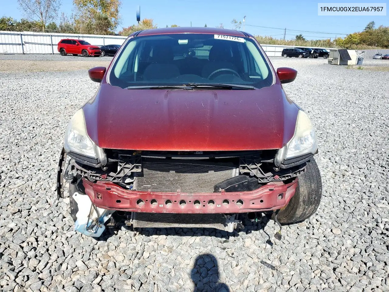 2014 FORD ESCAPE VIN 1FMCU0GX2EUA67957 — фото 5