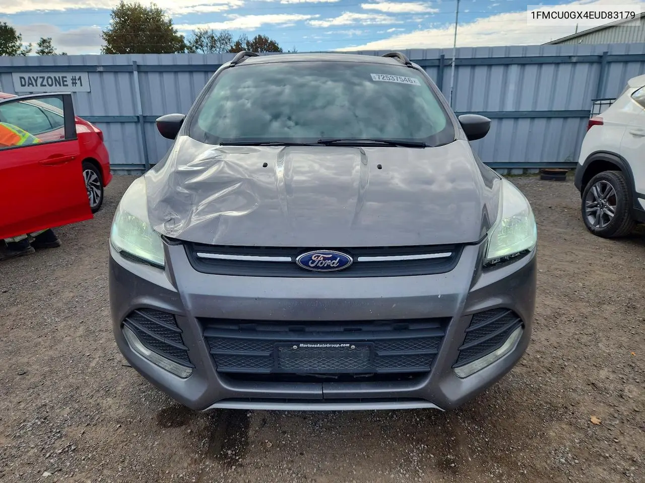 2014 FORD ESCAPE VIN 1FMCU0GX4EUD83179 — фото 5