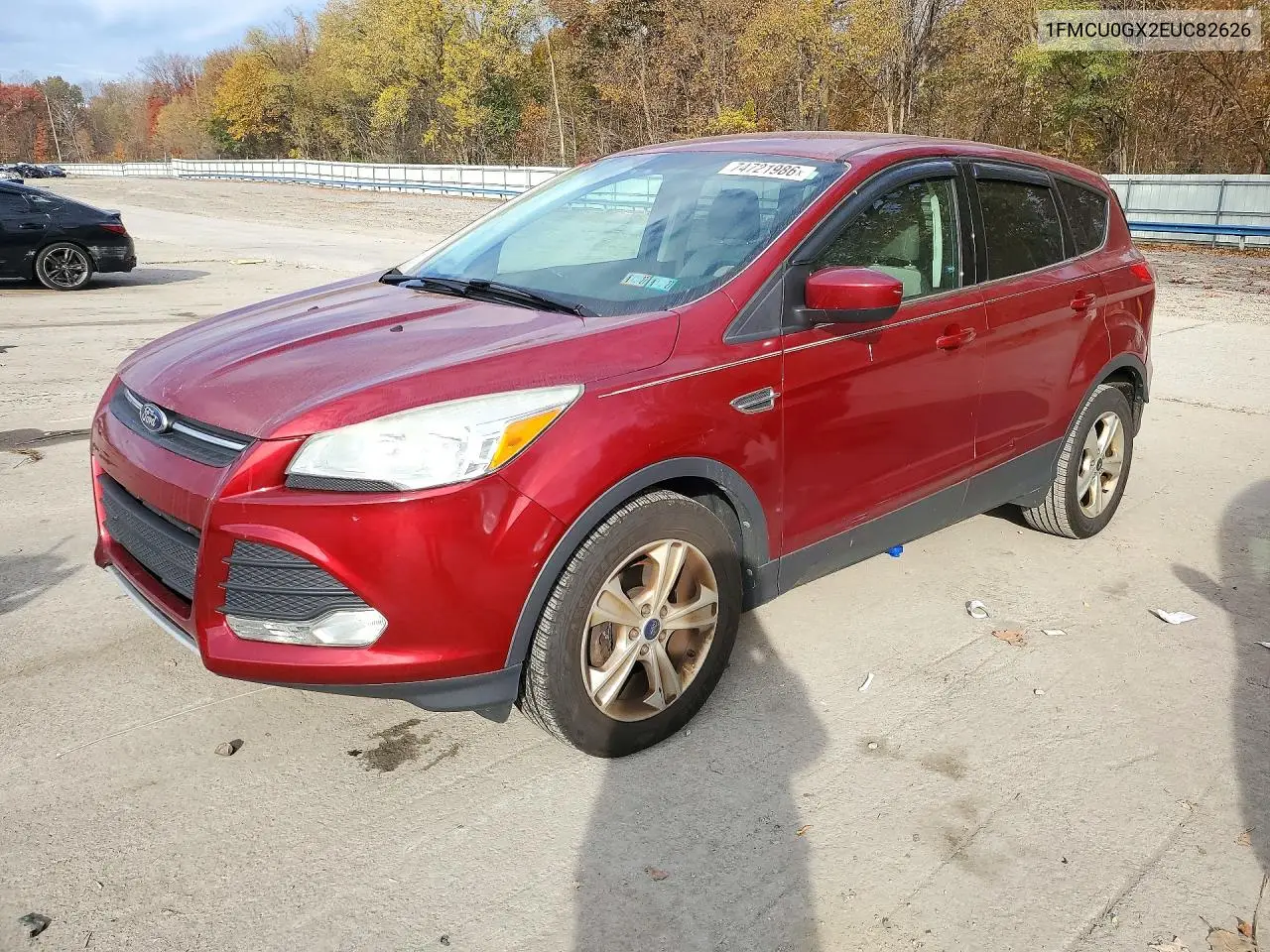 FORD ESCAPE 2014, VIN 1FMCU0GX2EUC82626