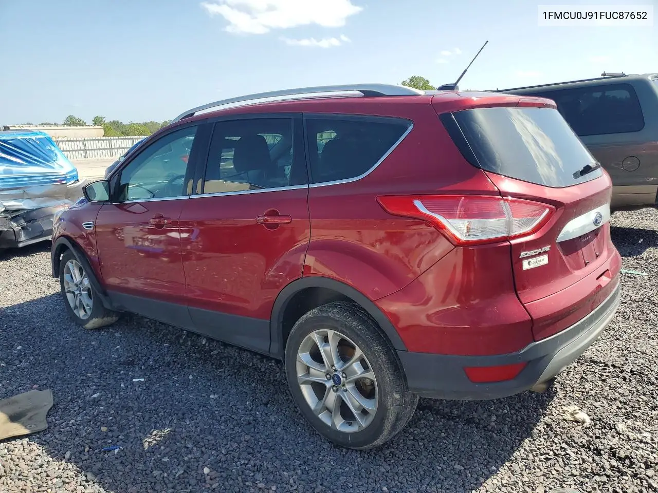 2015 FORD ESCAPE VIN 1FMCU0J91FUC87652 — фото 2